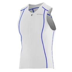 Top Triathlon Orca 226 Tri Tank Weiß Blau