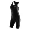 Orca Core Basic Race Damen Trisuit ärmellos Schwarz/weiß
