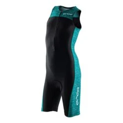 Orca Core Race Kinder Trisuit ärmellos Schwarz/blau