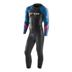 Orca Alpha 2.0 Neoprenanzug Schwarz/blau/rot