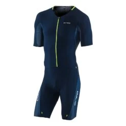 Orca 226 Aero Perform Trisuit Kurzarm Blau/grün