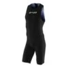 Orca 226 Perform Swimskin Trisuit ärmellos Schwarz/blau/rot