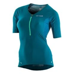 Orca 226 Perform Damen Triathlon-Kurzarmtrikot Türkis