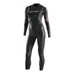 Orca Openwater TRN Core Damen Langarm-Neoprenanzug Schwarz/orange