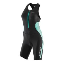 Triathlonanzug Orca Core Race Suit ärmellos Schwarz/blau Damen