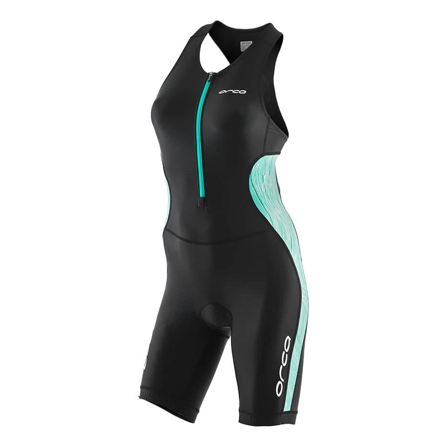 Triathlonanzug Orca Core Race Suit ärmellos Schwarz/blau Damen 1 Triathlonanzug Orca Core Race Suit ärmellos Schwarz/blau Damen