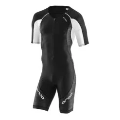 Triathlonanzug Orca Core SS Race Suit ärmellos Schwarz/weiß