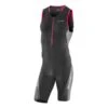 Triathlonanzug Orca 226 Race Suit Perform ärmellos Schwarz/grau/rot