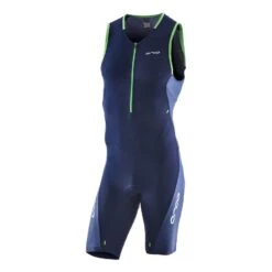Triathlonanzug Orca 226 Race Suit Perform ärmellos Blau/grün
