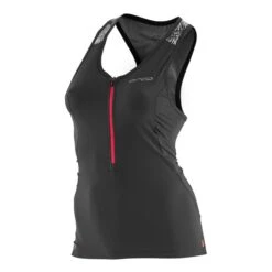 Triathlon-Top Orca 226 Singlet Schwarz/grau Damen