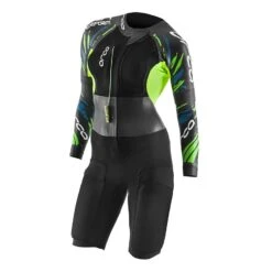 Neoprenanzug Orca Perform Swimrun Abnehmbare Ärmel Schwarz/grün/blau Damen