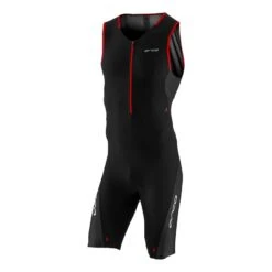 Orca 226 Perform Race Trisuit ärmellos Schwarz Rot
