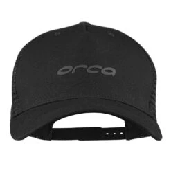 Orca Unisex Trucker Kappe Schwarz
