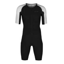 Orca Athlex Aero Race Kurzarm-Trisuit Schwarz/weiß