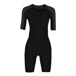 Orca Athlex Aero Race Damen Kurzarm-Trisuit Schwarz