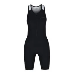 Orca Athlex Race Damen Trisuit ärmellos Schwarz/weiß