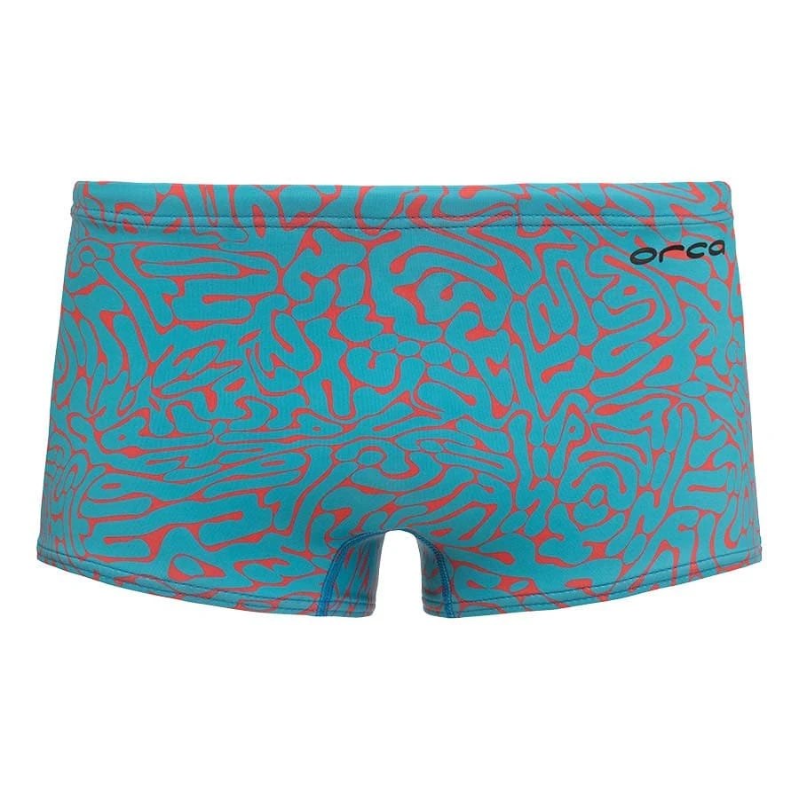 Orca Core Square Leg Badehose Hellblau/rot 1 Orca Core Square Leg Badehose Hellblau/rot