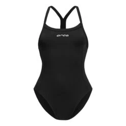 Orca Core One Piece Thin Strap Damen Badeanzug Schwarz