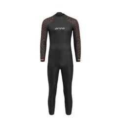 Orca Vitalis TRN Open Water Langarm-Neoprenanzug Schwarz/orange
