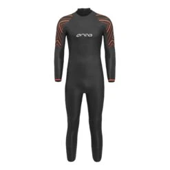 Orca Vitalis Thermal Open Water Langarm-Neoprenanzug Schwarz/orange
