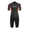 Orca Vitalis Shorty Open Water Kurzarm-Neoprenanzug Schwarz/orange